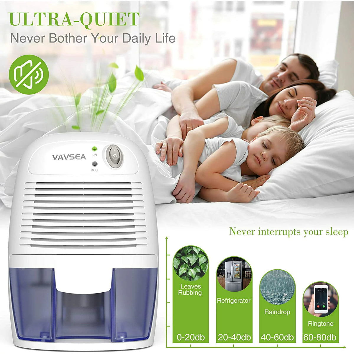 Electric Dehumidifier with Auto Shut off U9489